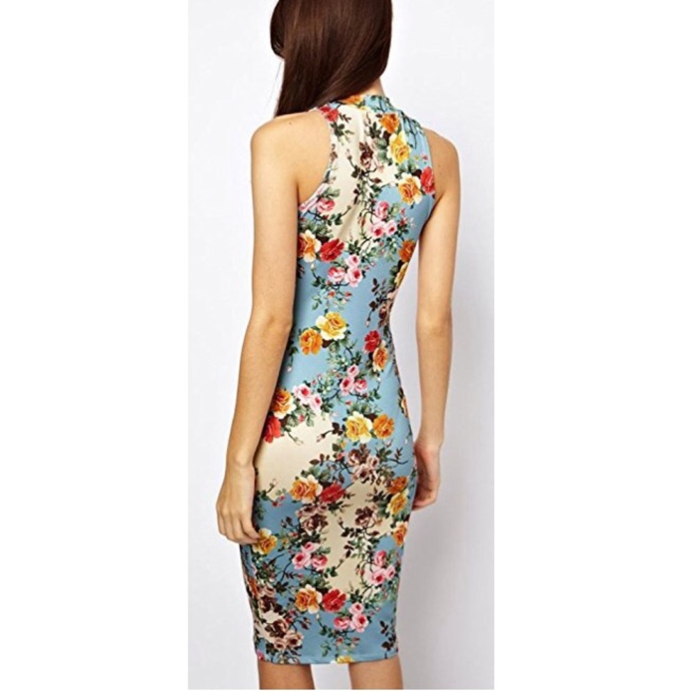 Restocked🔥Arctic Flower Floral Midi Dress - Picture 2 of 7